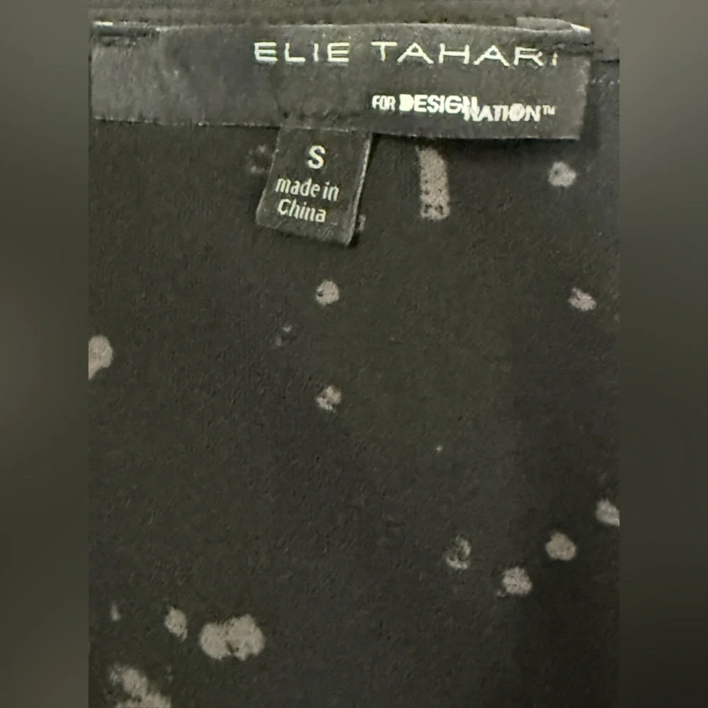 Elie‎ Tahari For Design Nation Dress Size Small Black & Gray Sheath Dress 🖤🩶